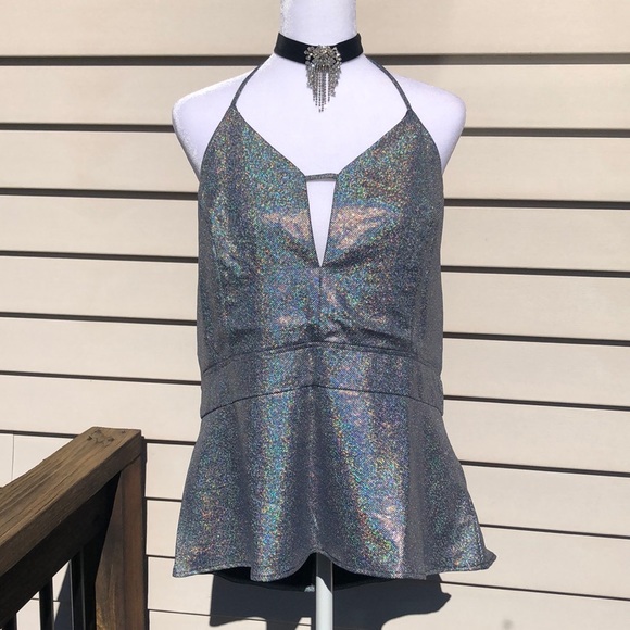 Express Halter in Silver - Picture 1 of 17